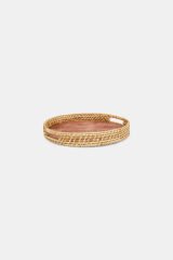 Sooboho Rattan Bambu Dekoratif Tepsi