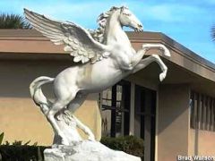Sooboho Pegasus At Şahlanan 250 cm Heykel