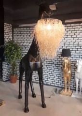Sooboho Zürafa 280cm Heykel Aydınlatmalı