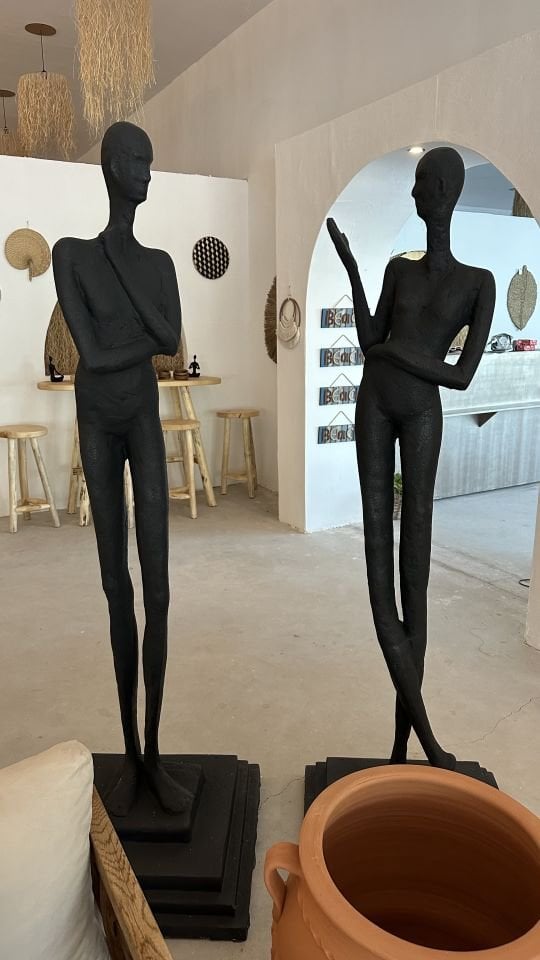 Sooboho Dialog Konuşan 2'li İnsan Heykel