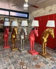 Sooboho Lambader Duvara Monte Edilebilir Yarım At Heykeli
