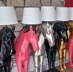 Sooboho Lambader Duvara Monte Edilebilir Yarım At Heykeli