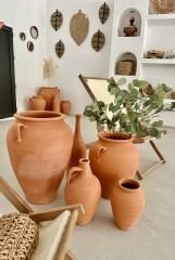 Sooboho Antik Küp Toprak Saksı Büyük