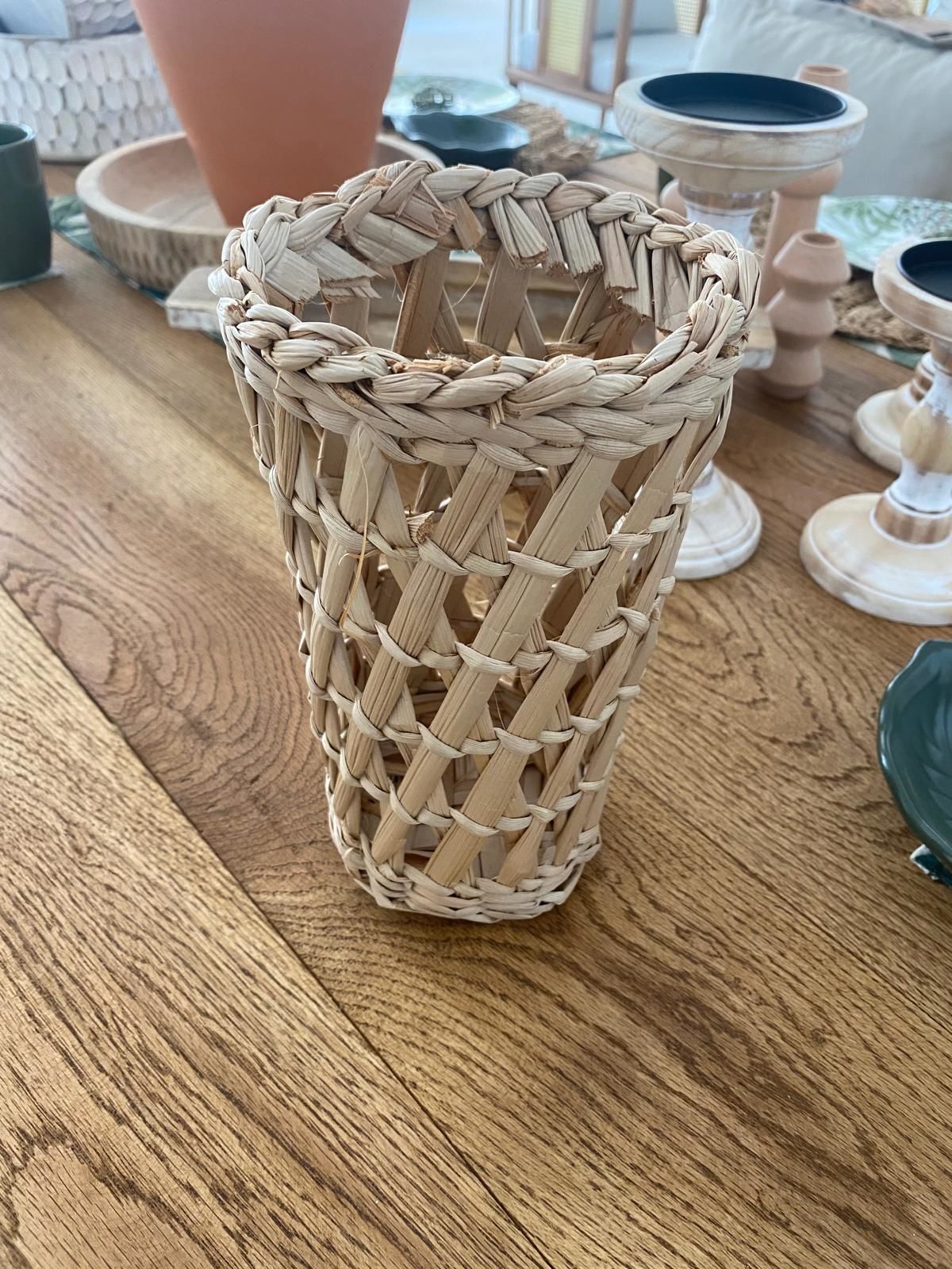 Sooboho Rattan Dekoratif Şişe Kılıfı
