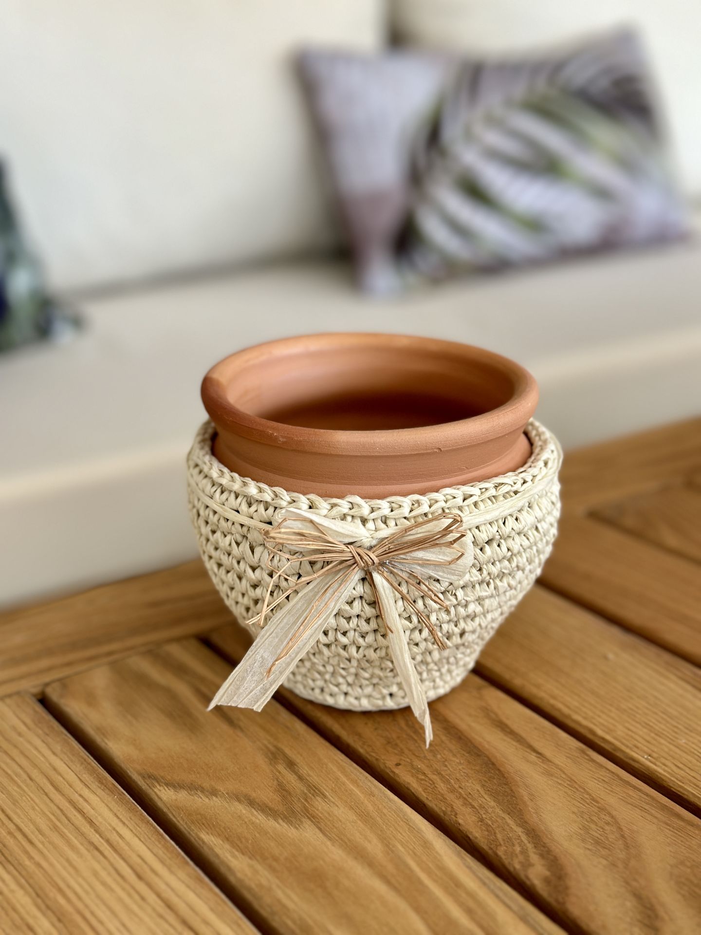 Sooboho Saksı Makrome Örgülü