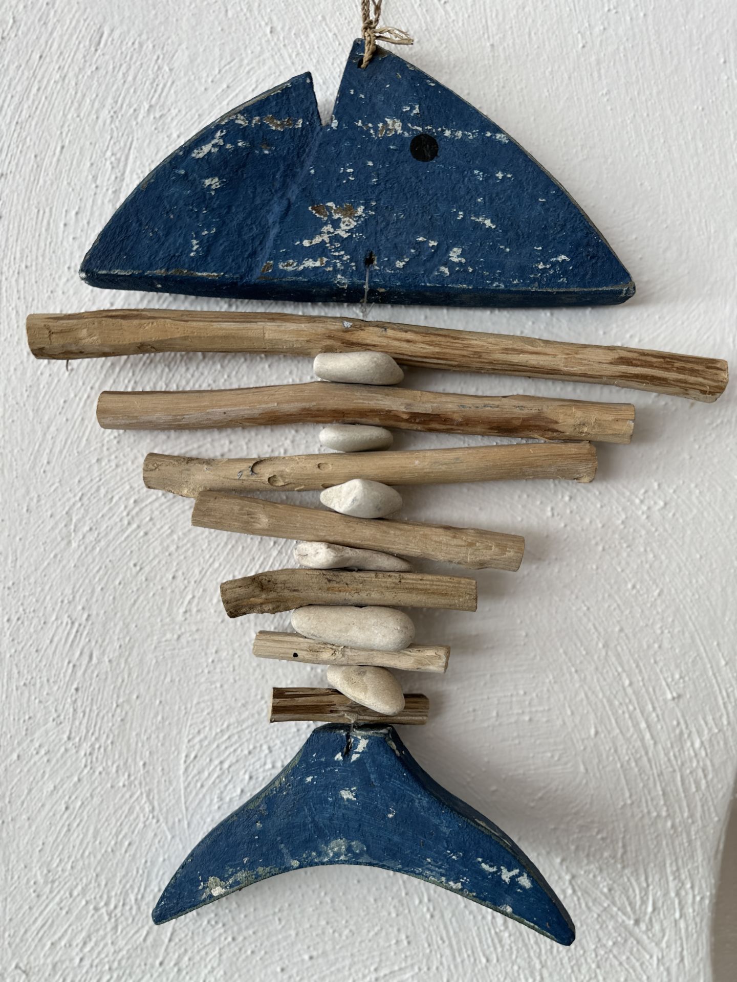 Sooboho Ahşap Driftwood Duvar Dekor Askı Balık