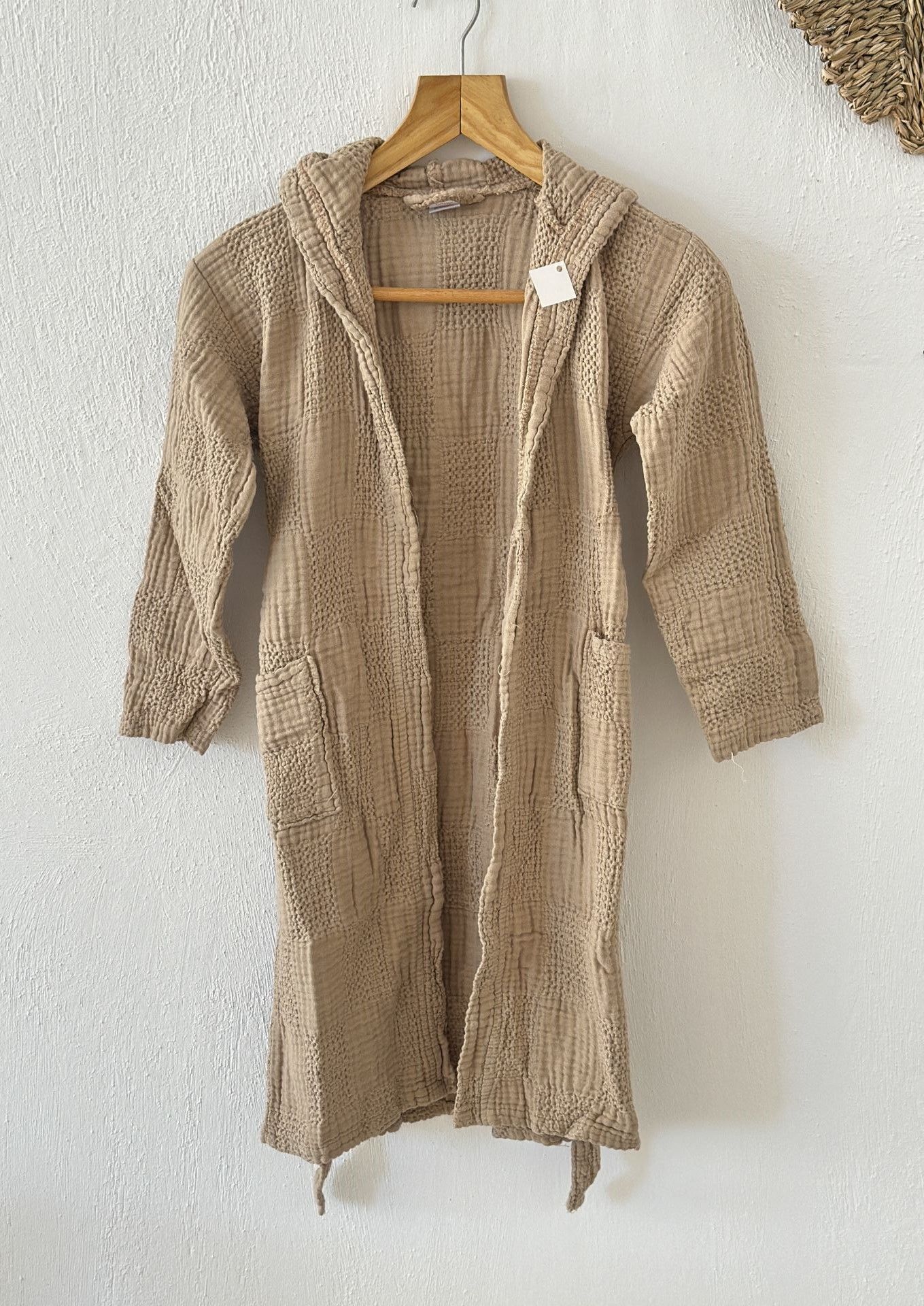 Sooboho Pamuk Kimono Bornoz Çocuk Taba