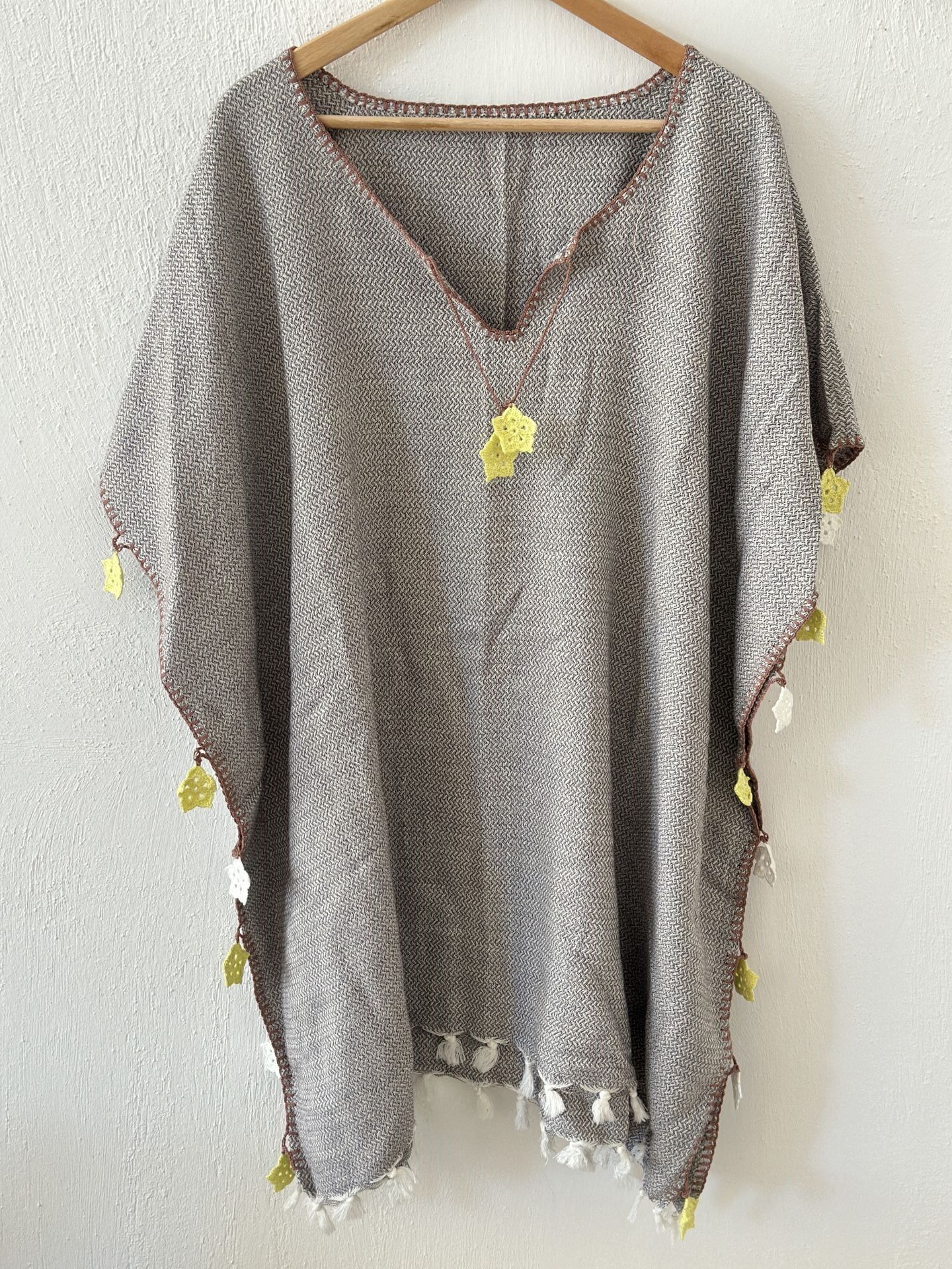 Sooboho Pamuk Kimono Bornoz Vizon